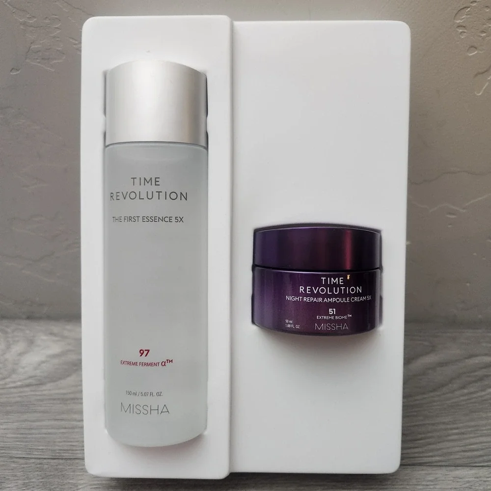 Missha Purple Time Revolution Essential Care Set 2pc K-Beauty Anti-Aging Set